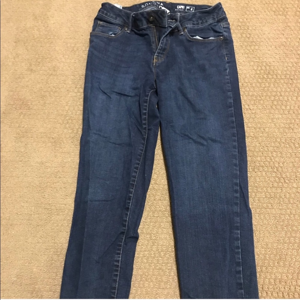 Sonoma jeans mid rise, Capri